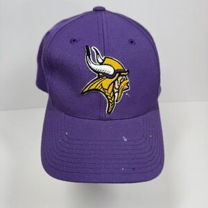 Minnesota Vikings‎ NFL Hat Reebok  Cap Embroidered Logo Purple Adjustable